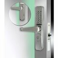 Codelocks Codelocks Mech Narrow Stile Latch Lockset, , Key Cyl Locks, Code Free/Passage, Stainless Steel CL465